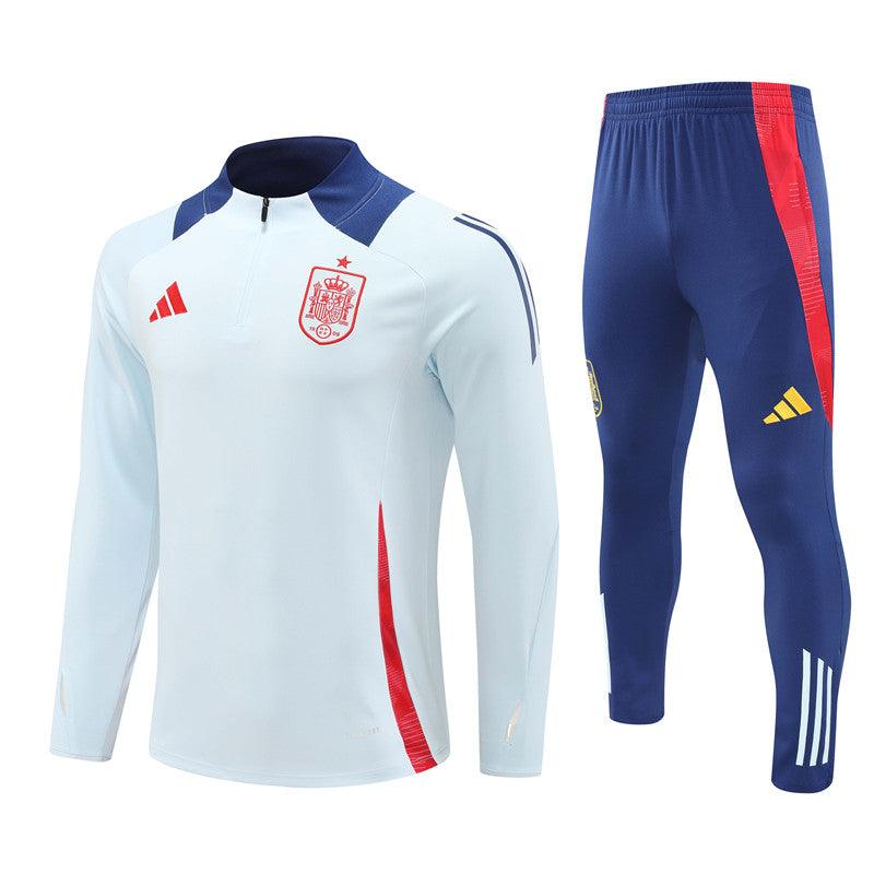 Conjunto da Espanha 2024/25 Masculino Adidas - Azul Claro