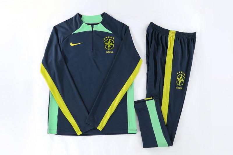 Conjunto do Brasil 2022/23 Masculino Nike - Azul Escuro