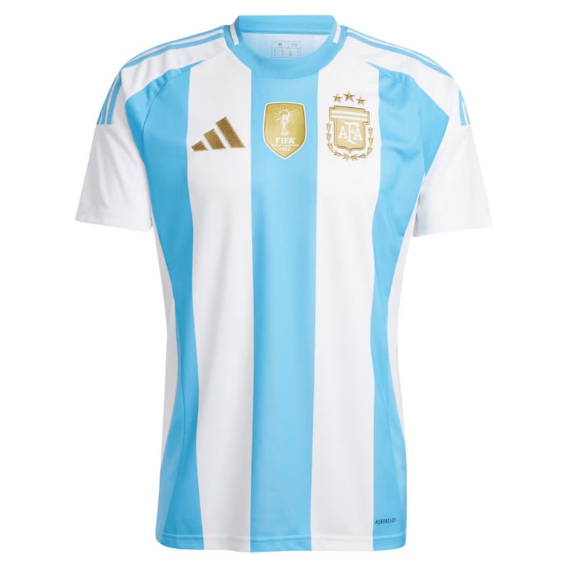 Camisa da Argentina I Patch Campeão "Copa do Mundo 2022" Masculina - 2024