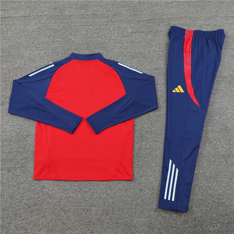 Conjunto da Espanha 2024/25 Masculino Adidas - Vermelho