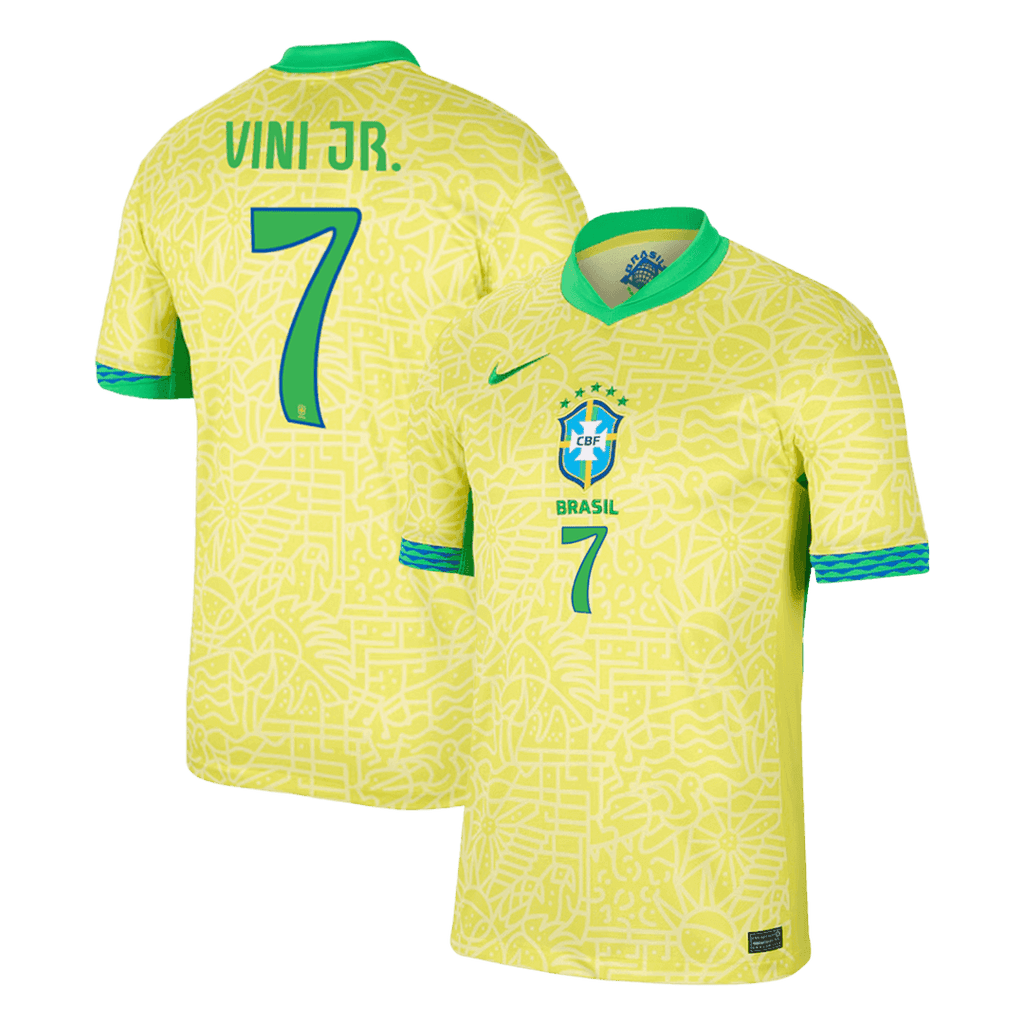 Camisa do Brasil 2024 Home Masculina - VINI JR. #7
