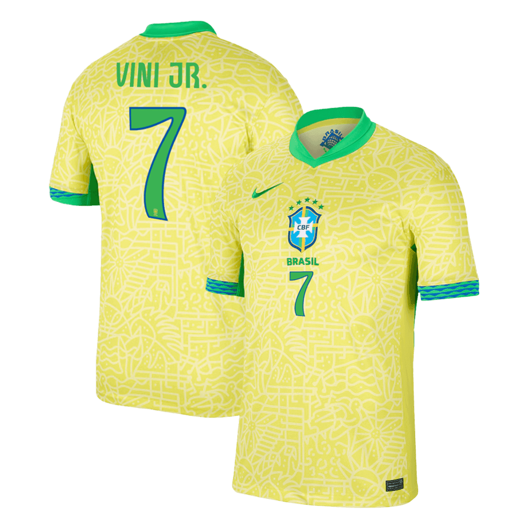Camisa do Brasil 2024 Home Masculina - VINI JR. #7