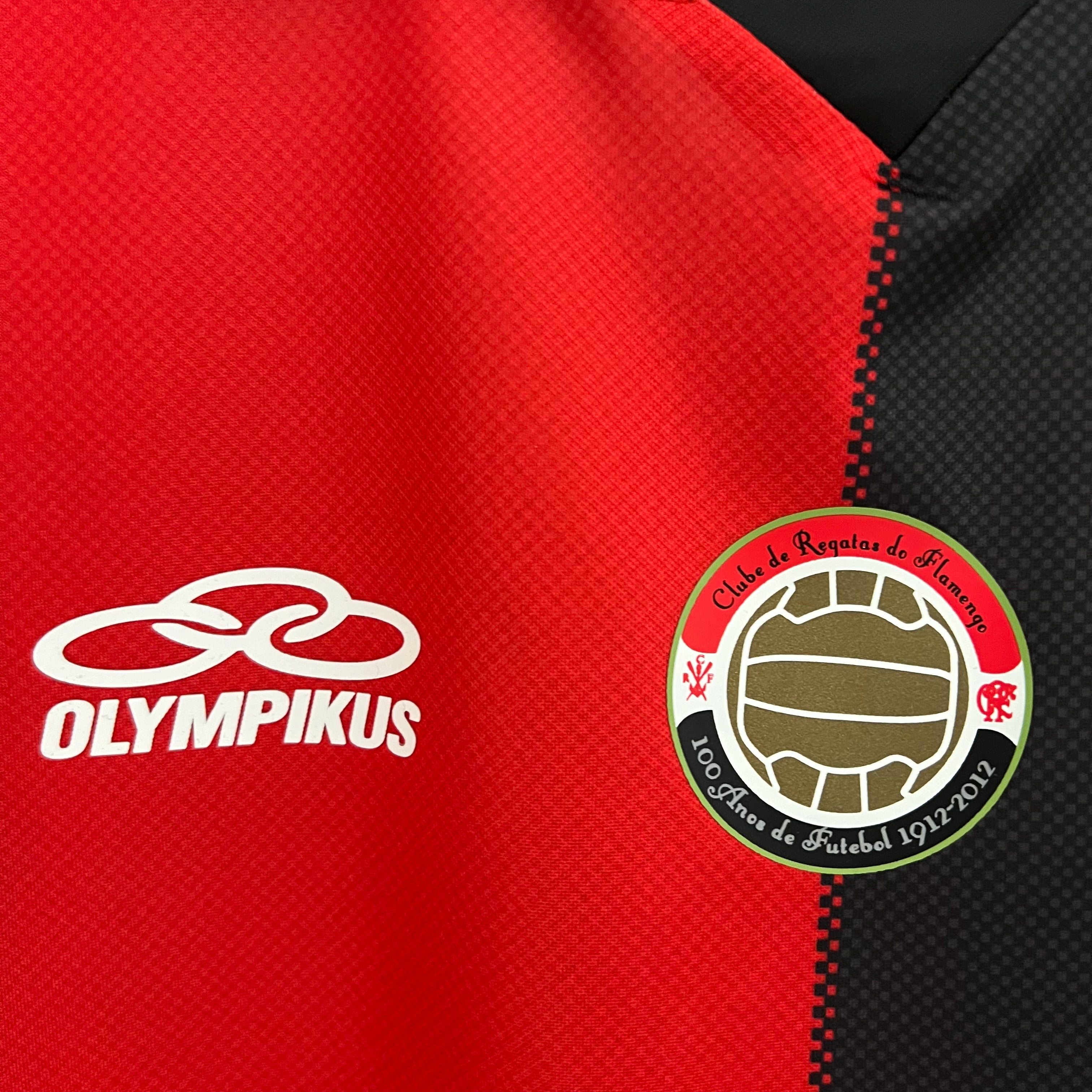 Camisa Retrô do Flamengo 2012/13 100 Anos de Futebol Masculina - Edição Limitada