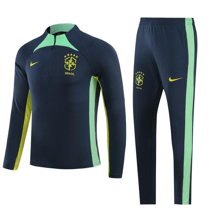 Conjunto do Brasil 2022/23 Masculino Nike - Azul Escuro