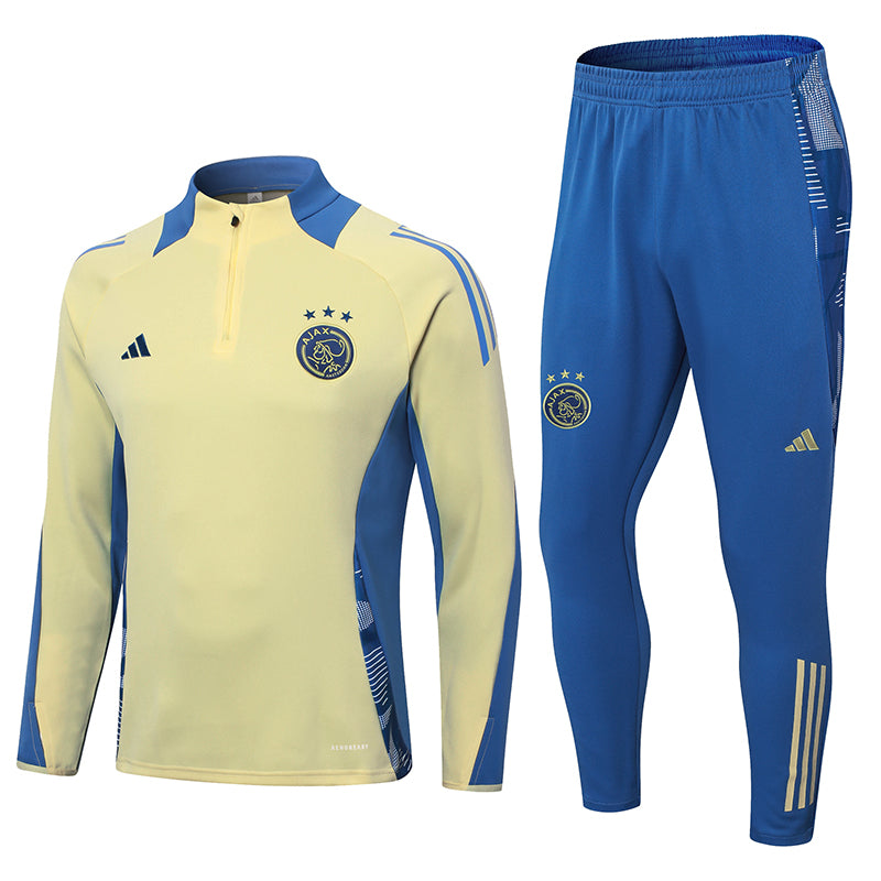Conjunto do Ajax 2024/25 Masculino Adidas  - Amarelo