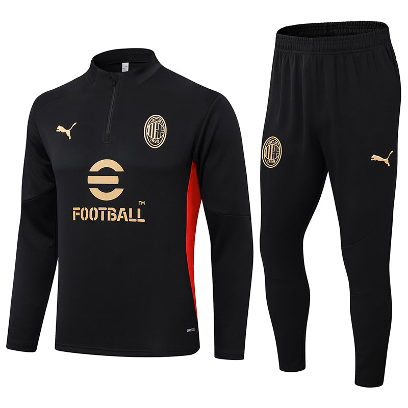 Conjunto do Milan 2024/25 Masculino Puma - Preto