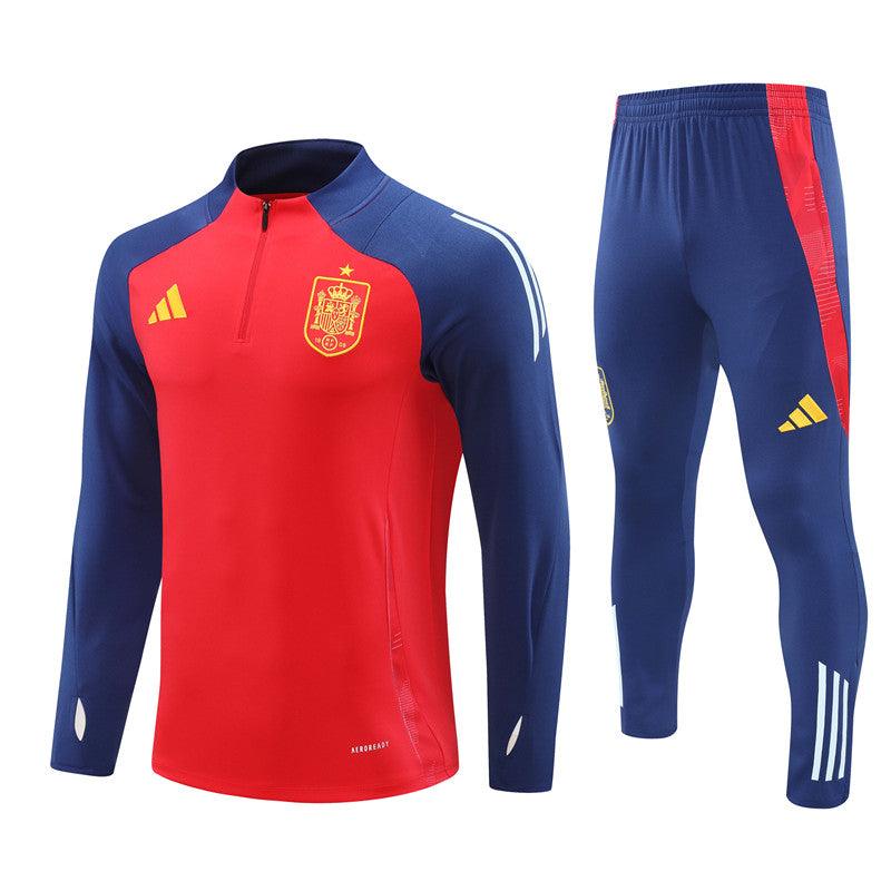 Conjunto da Espanha 2024/25 Masculino Adidas - Vermelho
