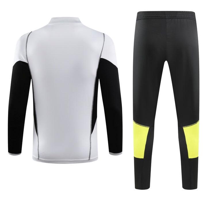 Conjunto do Flamengo 2024/25 Masculino Adidas - Cinza e Amarelo