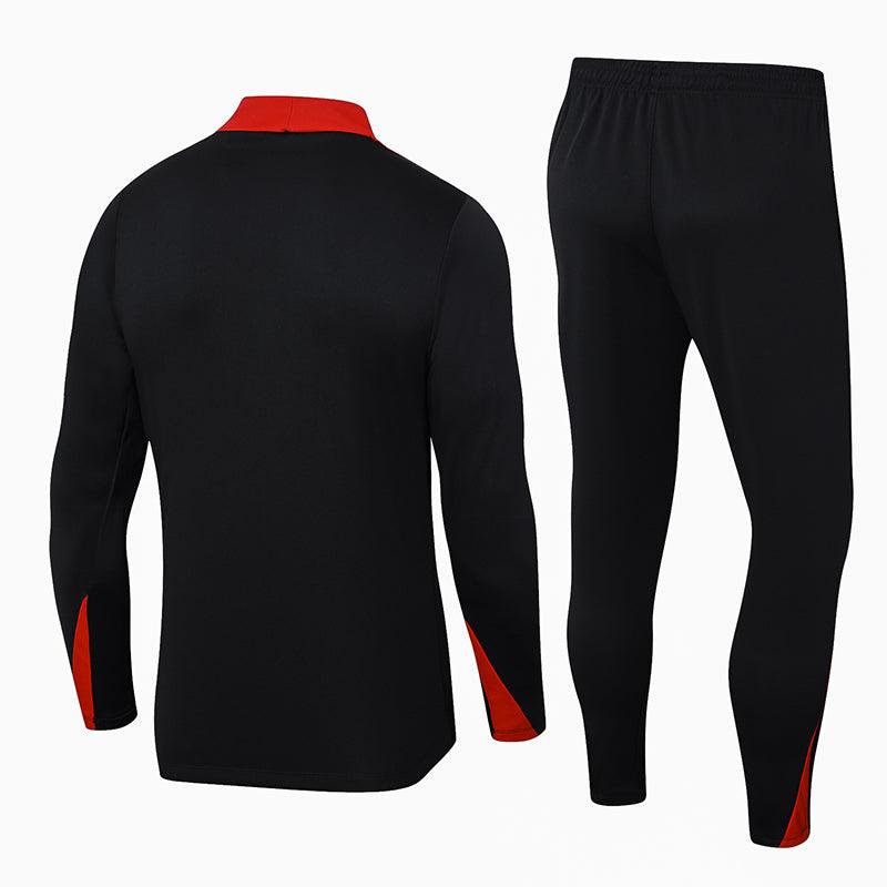 Conjunto do PSG 2024/25 Masculino Nike - Preto e Vermelho