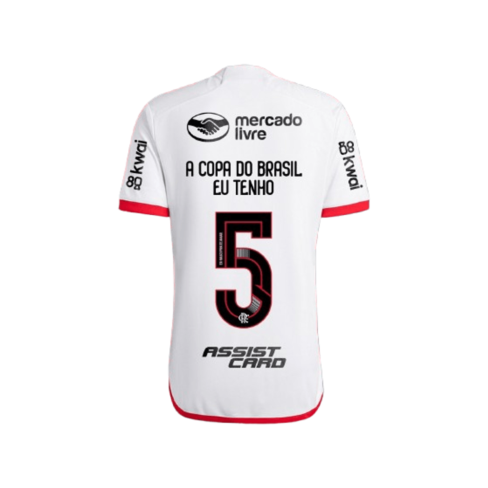 Camisa do Flamengo 2024/25 Away Masculina - Copa do Brasil Eu Tenho 5