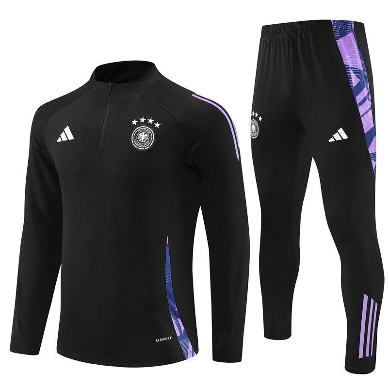 Conjunto da Alemanha 2024/25 Masculino Adidas - Preto