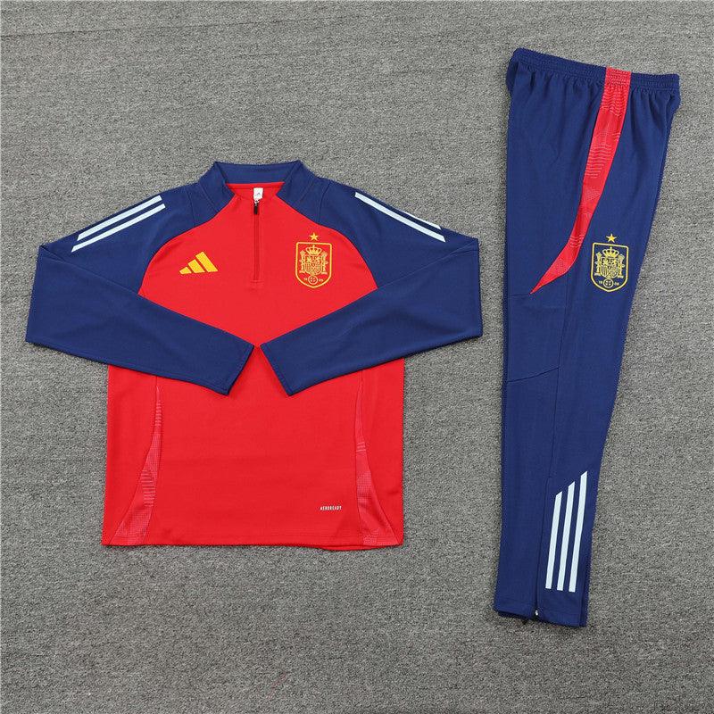 Conjunto da Espanha 2024/25 Masculino Adidas - Vermelho