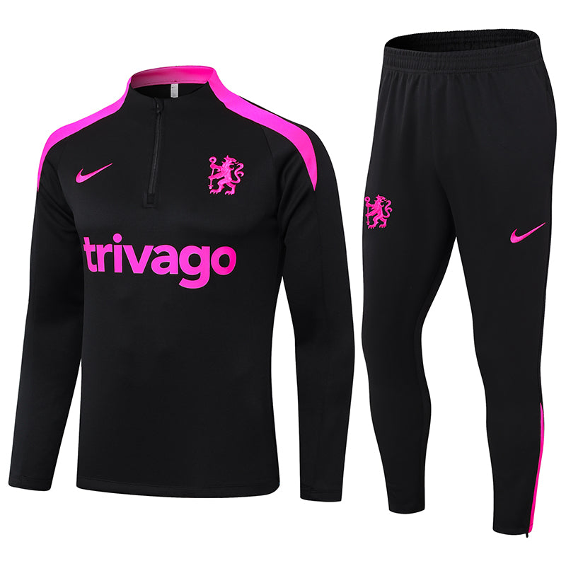 Conjunto do Chelsea 2024/25 Masculino Nike - Preto e Roxo