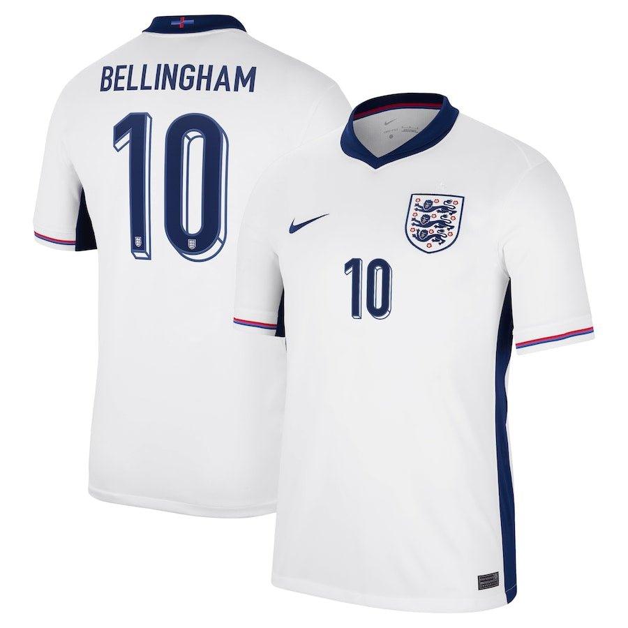 Camisa da Inglaterra 2024/25 Home - BELLINGHAM #10 - Loja Futz