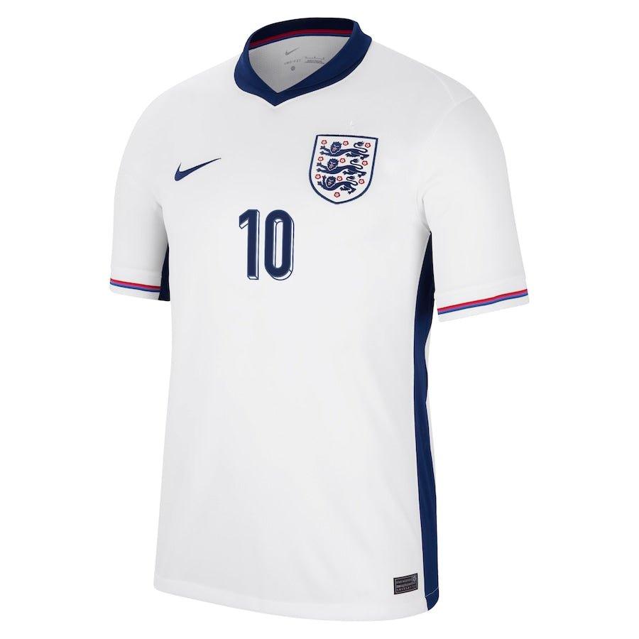 Camisa da Inglaterra 2024/25 Home - BELLINGHAM #10 - Loja Futz