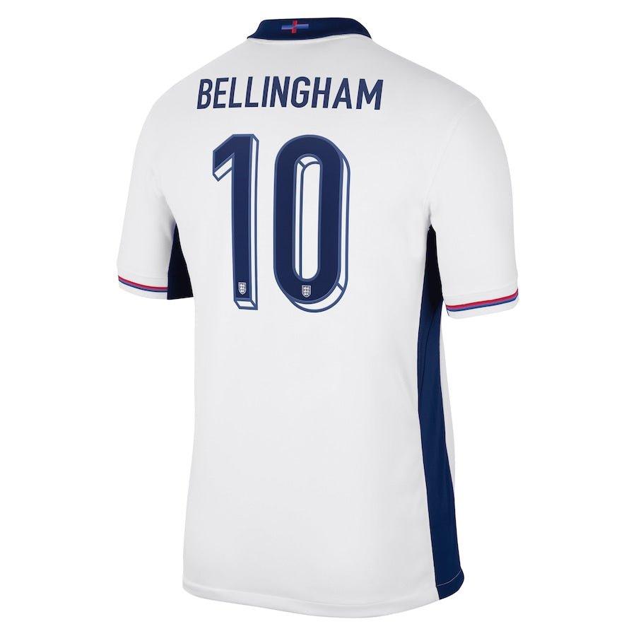 Camisa da Inglaterra 2024/25 Home - BELLINGHAM #10 - Loja Futz