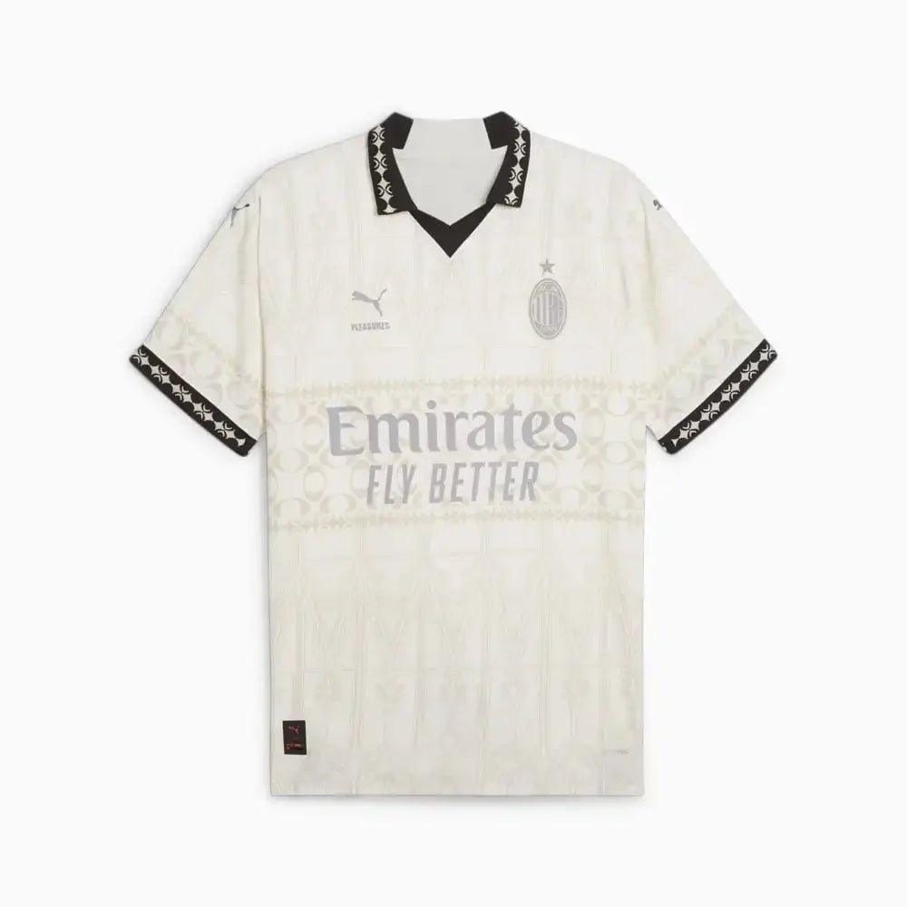 Camisa do Milan x Pleasures Off-White Masculina - 2024/25 - Loja Futz