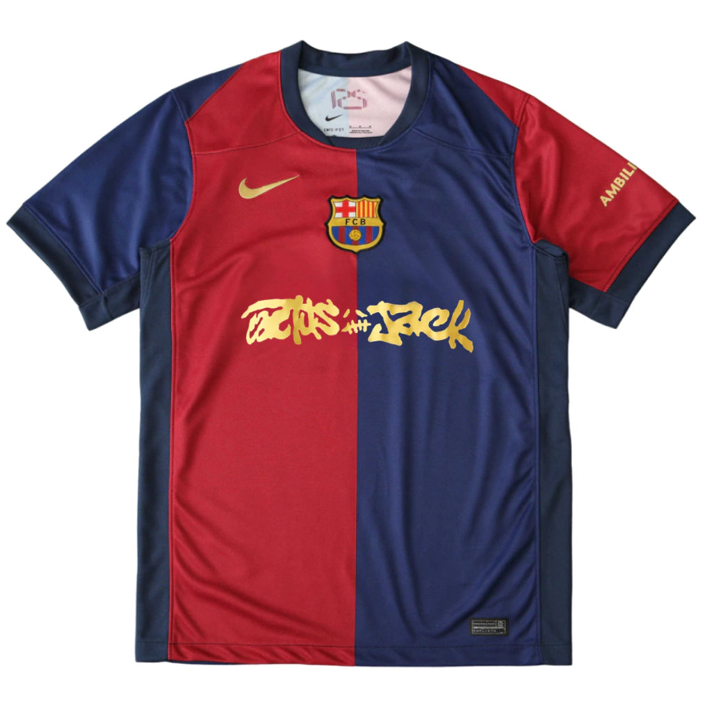 Camisa do Barcelona x Travis Scott 2024/25 Home Masculina - Edição Especial