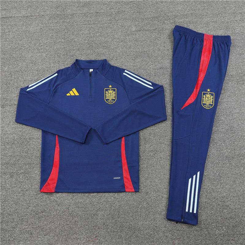 Conjunto da Espanha 2023/24 Masculino Adidas - Azul