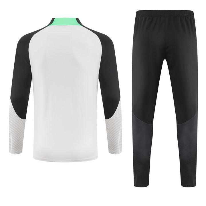 Conjunto do Liverpool 2023/24 Masculino Nike - Cinza e Verde