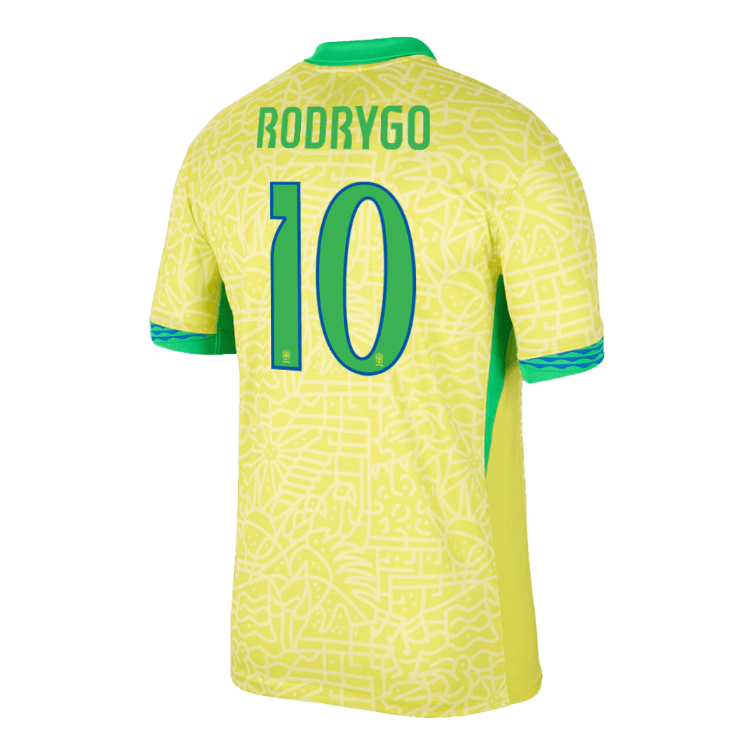 Camisa do Brasil 2024 Home Masculina - RODRYGO #10