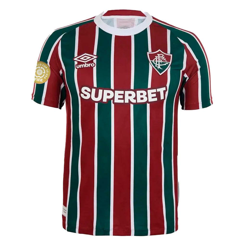Camisa do Fluminense 2025/26 Home Masculina + Patch Mundial de Clubes