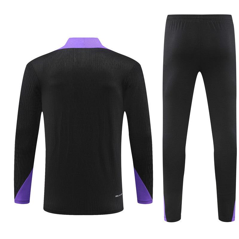Conjunto do PSG 2024/25 Masculino Nike - Preto e Roxo
