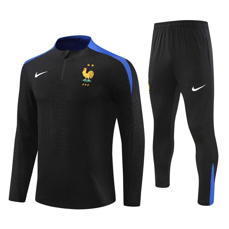 Conjunto da França 2024/25 Masculino Nike - Preto e Azul