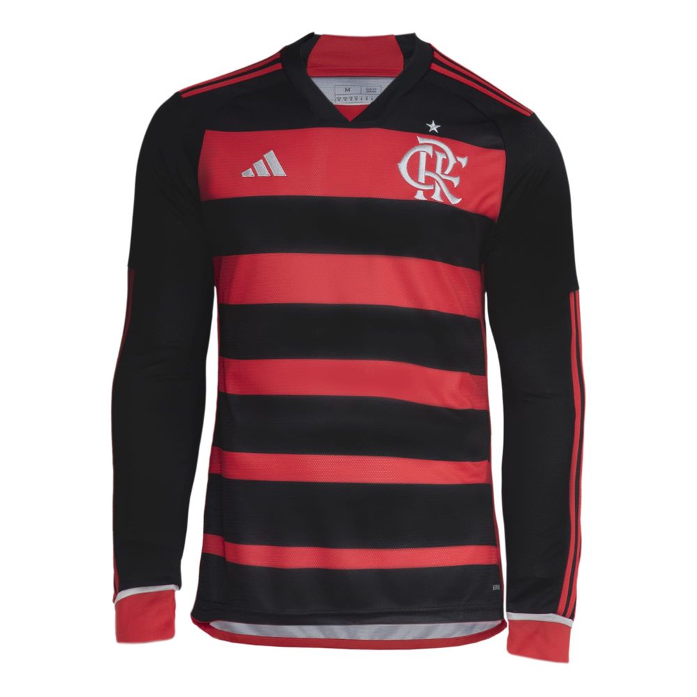 Camisa do Flamengo 2024/25 Home Masculina - Manga Longa