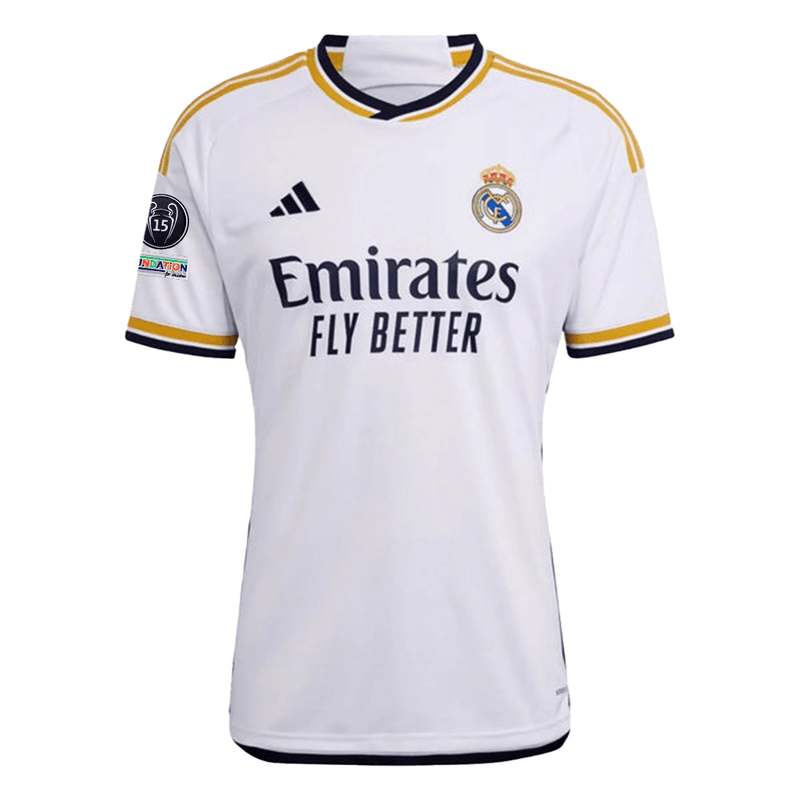 Camisa do Real Madrid 2023/24 Home Masculina - Patch UCL