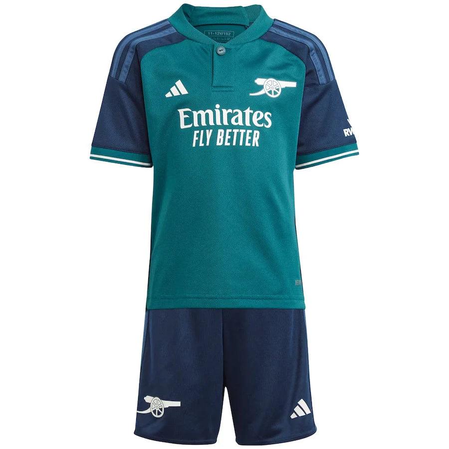Kit Infantil do Arsenal 2023/24 Third